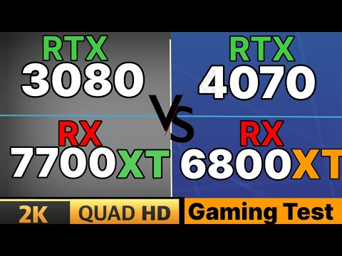 RX 7800 XT VS RX  6800 XT VS RTX 4080 VS  VS RTX 4070 VS RTX 4060 Tİ 16GB 1440p gaming benchmark