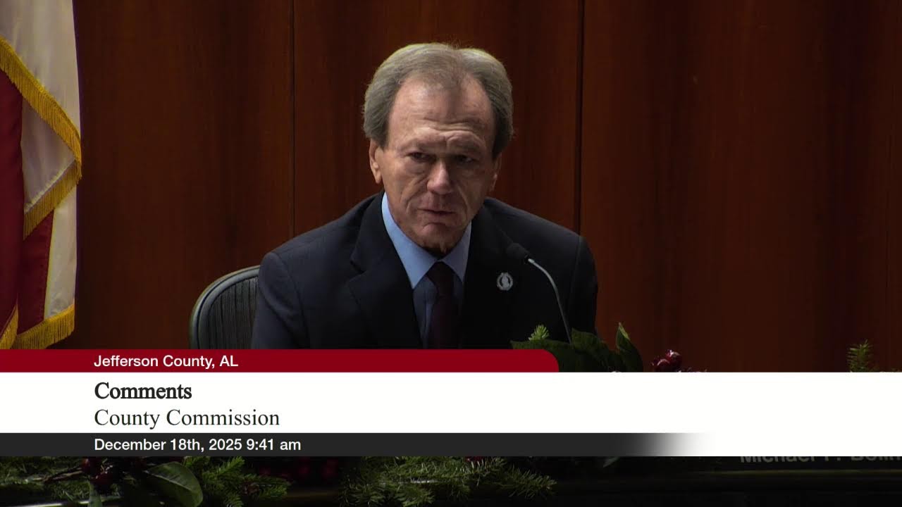 Jefferson County Commission Live Stream | 12-18-25
