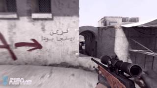 CS:GO WTF Moment: AWP Shot Against Flying CT by Skadoodle