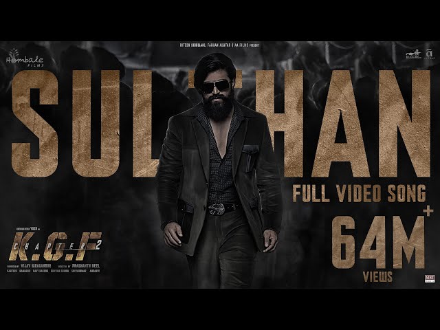 Sulthan Video Song (Hindi) | KGF Chapter 2 | Rocking Star Yash |Prashanth Neel |Ravi Basrur |Hombale class=