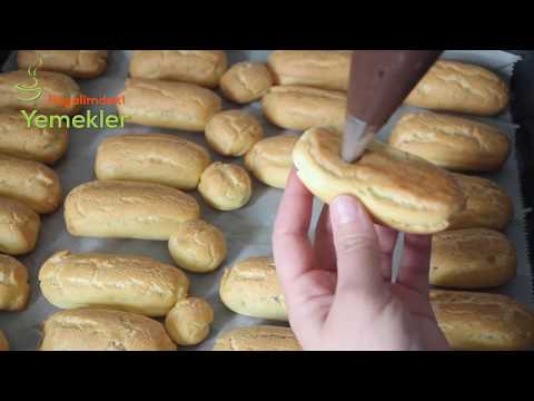 Ev yapımı Profiterol tarifi kanalımda :) Yorumlarınızı beklerim! Malzemeler: 125 ml su 125 ml Süt 5 . 