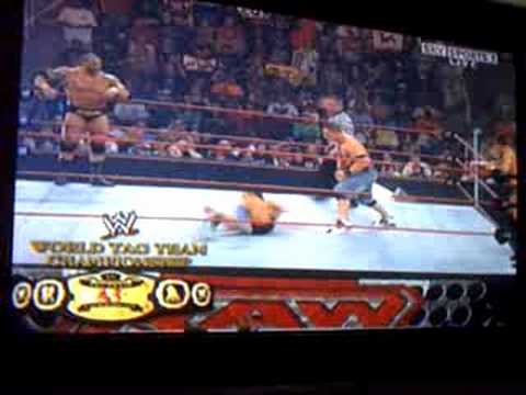 Batista&John Cena VS Cody Rhodes& Ted Dibiase part 2