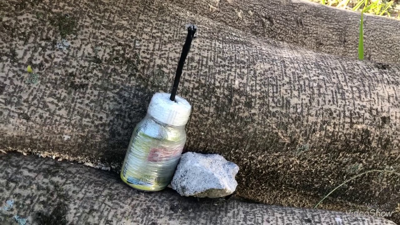 ➡️Mega Bomba Caseira Com 100 Gramas de Pólvora (EXPLOSÃO GIGANTE)