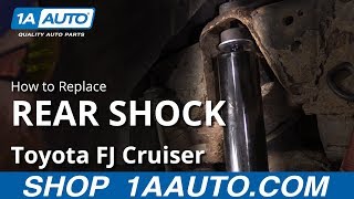 How to Replace Rear Shock 07-14 Toyota FJ Cruiser