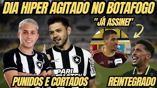 DIA HIPER AGITADO NO BOTAFOGO: ROMERO E HERNÁNDEZ AFASTADOS | KAUÊ SERÁ REINTEGRADO | ALLAN | IGOR