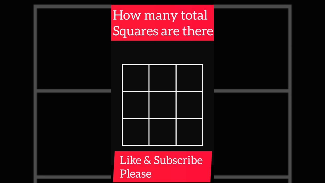How many total squares are there. 