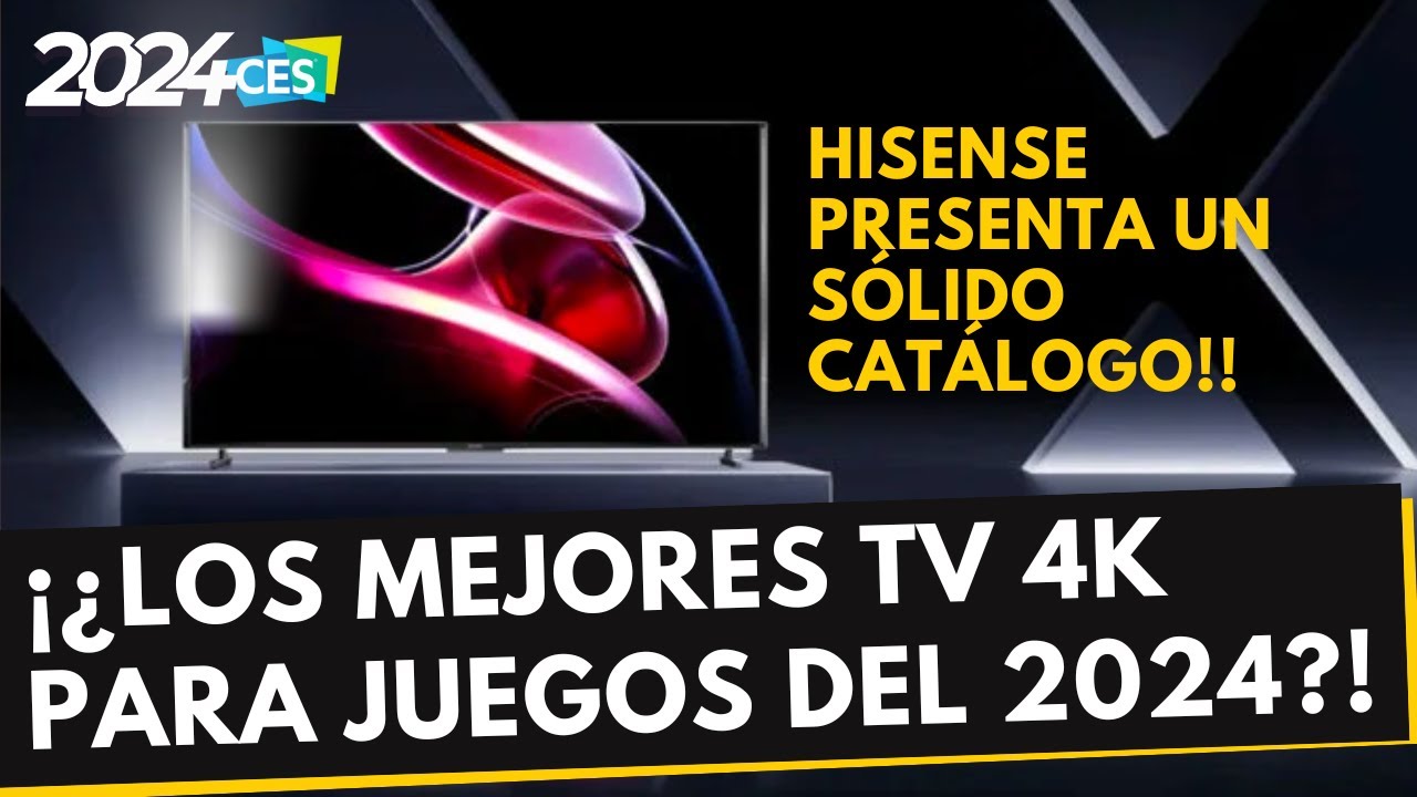 Hisense presenta TELEVISORES INCREÍBLES en la CES 2024 y unos proyectores  DE LUJO 😱 