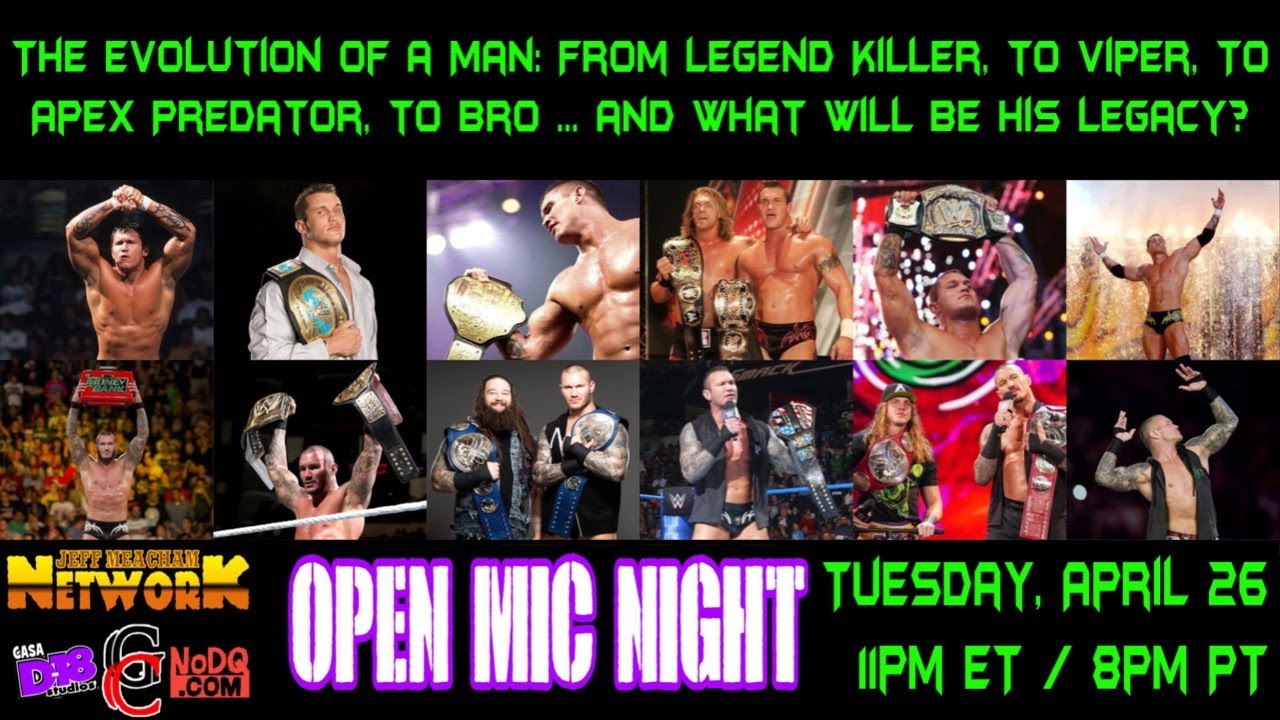 OPEN MIC NIGHT 20 Years Of Randy Orton YouTube
