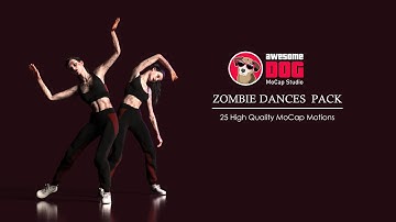 Zombie Dances Mocap Data Demo