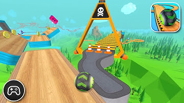 Going Balls - Gameplay Walkthrough Part 169 - Racing Game Levels 739-740 (iOS, Android)