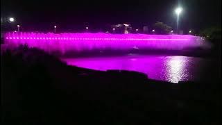 Semarang Bridge fountain, wisata Air mancur Menari di Semarang, Wisata Murah untuk Keluarga