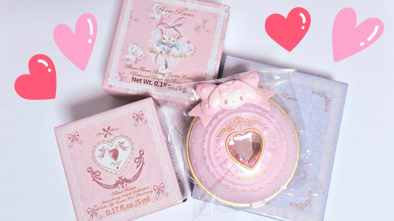 Flower knows & Petit Recipe x Sanrio 화장품 리뷰