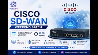 Cisco SD-WAN Weekend Batch | Live Training Demo | Every Saturday & Sunday | 11 AM IST | NextGen IT
