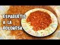 ✔ Recetas de Cocina | Como Hacer Espaguetis a la Boloñesa