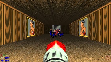 Doom 2 Hell on Earth - MAP31 Wolfenstein (Secret Level) - UVMAX 100% Secrets 60fps Uncommented