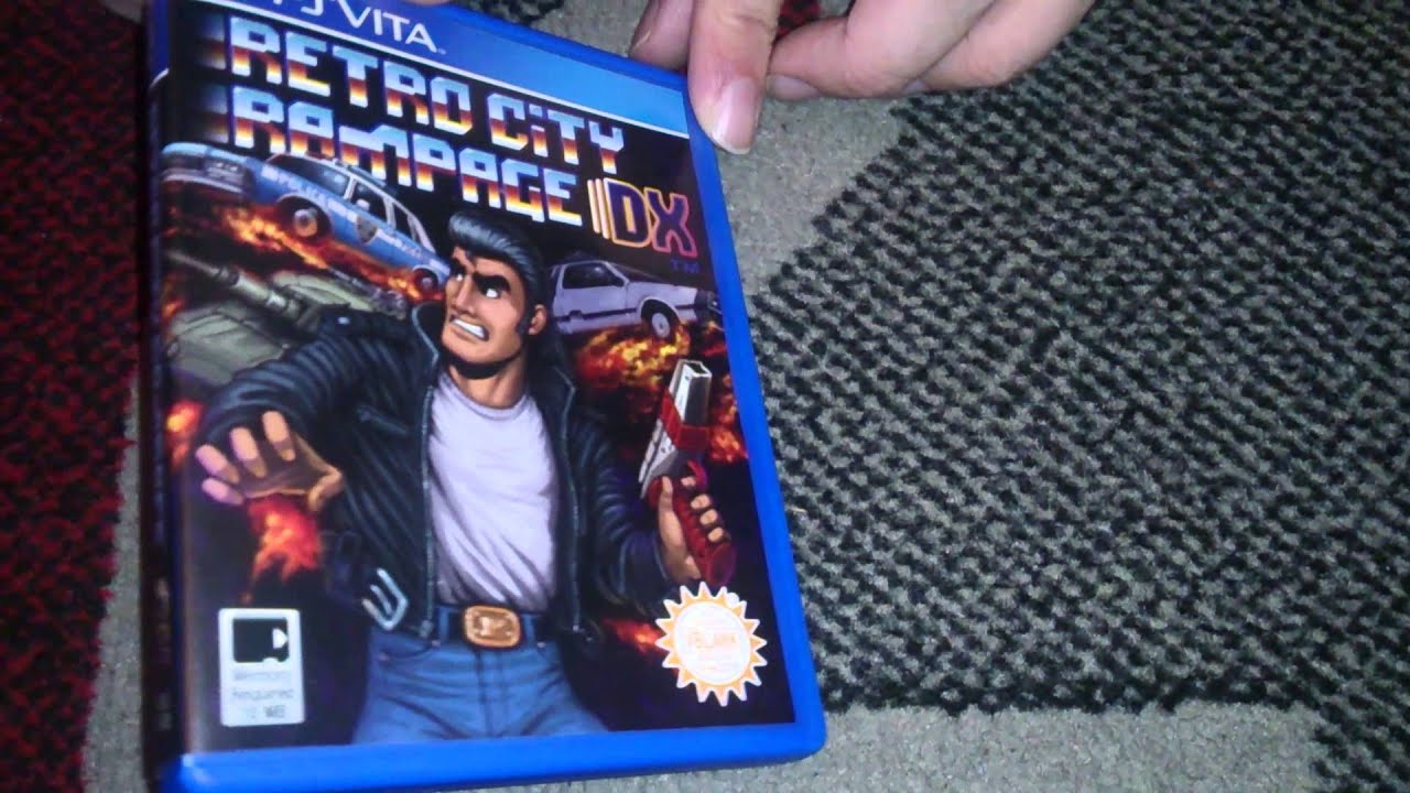 Nostalgamer Unboxing Retro City Rampage DX On Sony Playstation Vita