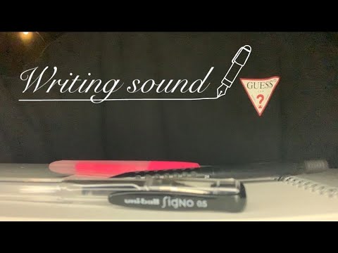 【ASMR】ノートに文字を書く音📝 / Sound of writing😴