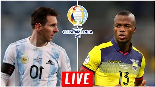 🔴 Argentina vs Ecuador | Copa America 2021 | Live Match Today 2021 🎮PES21 HD Gameplay watch