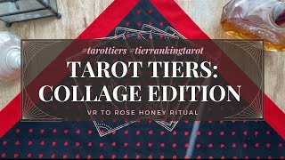 Tier Ranking My Tarot Collection: Collage Decks | Inspired by @RoseHoneyRitual #tarottiers
