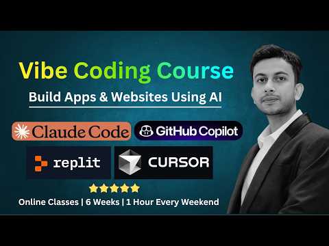 Vibe Coding Mastery: Learn Replit, Cursor, Github Copilot, & Claude Code | Enroll Today