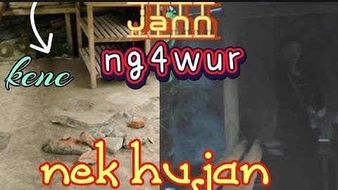 Ngopi Warkop  Utara Pasar Sapi Malah Kehujanan. 