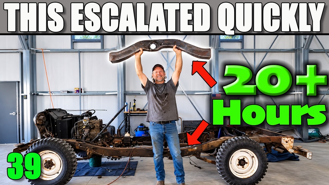 Fixing DIY Frame Mods & Finding More Problems - Willys Pickup Project