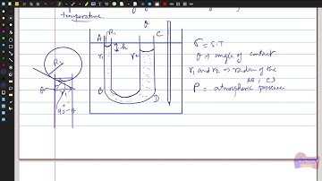 Properties of Matter-Surface Tension--Variation of surface tension with temperature-B.Sc., -- SASTRA