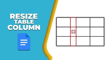 How to resize table column in Google Docs