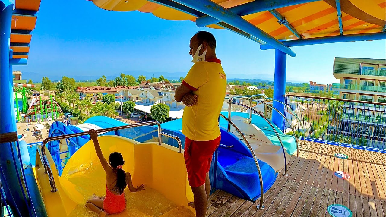 Steep Kamikaze Water Slide at Crystal Waterworld Resort