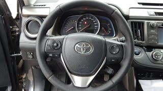 Как самому перетянуть руль на Toyota rav 4 2014г.Перетяжка руля кожей.Ремонт боковой подушки сиденья