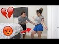 WEARING ANOTHER MANS BOXERS PRANK ON BOYFRIEND! ** HE LEAVES! **