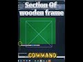 How to Draw Wood Frame Section in AutoCAD Fast! 🔥 #Shorts
