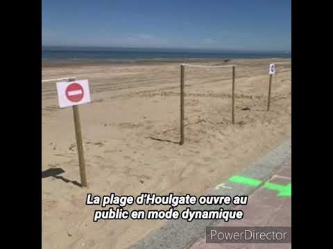 La Plage D Houlgate Ouvre Au Public En Mode Dynamique Youtube