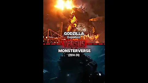 Legendary Godzilla vs The Monsterverse (2014-24) #shorts  #edit