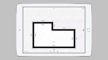 Draw exact wall measurements of floor plans with Roomle on iPad