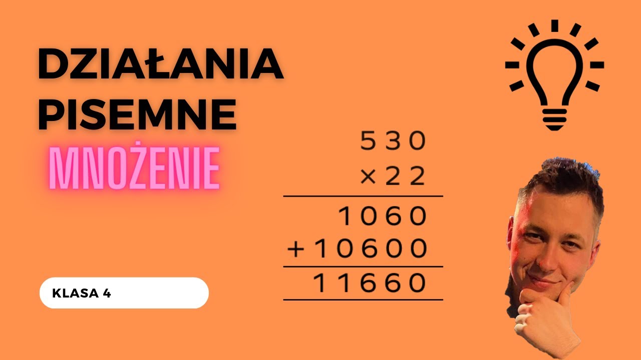 Mnożenie przez liczby mające zera na końcu - klasa 4 - Lekcja 4