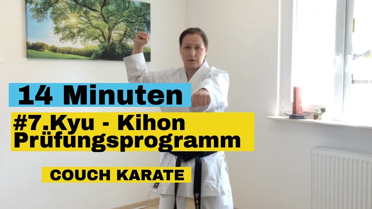 Karate Kihon - 7. Kyu Prüfungsprogramm Shotokan - Couch Karate