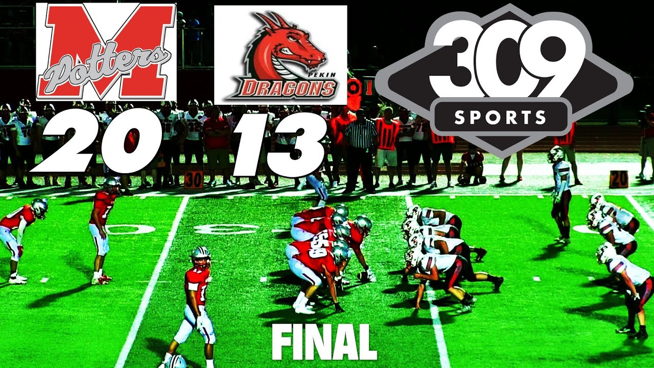 [ 309 Sports ] Morton Potters Football Highlights vs Pekin (20-13 Potters WIN)