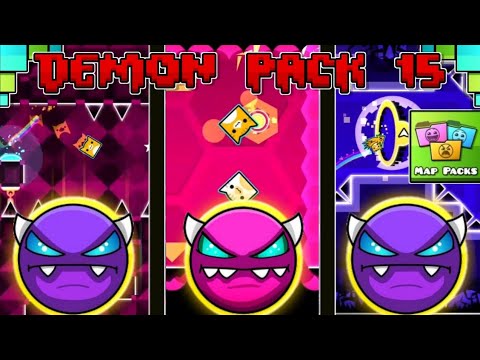 Map Packs - Demon Pack 15 Complete Geometry Dash 2.205 - YouTube