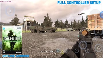 Call of Duty: Modern Warfare: Reflex Edition Gameplay On Dolphin Emulator Android+Controller Setup