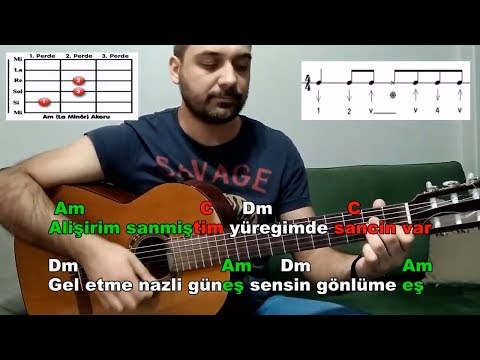 Guitar Lesson - How to Play Haluk Levent / Anlasana?
