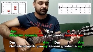 Gitar Dersi- Haluk Levent/Anlasana Nasıl Çalınır ?