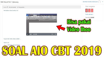 CARA MEMBUAT SOAL CBT DENGAN VIDEO DI MOODLE - TUTORIAL AIO CBT PART 9