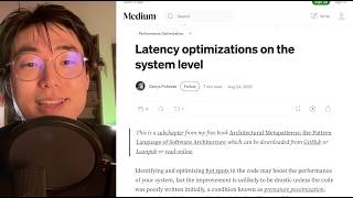 Latency optimizations on the system level + My routine update
