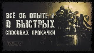 Мульт FALLOUT 4 всё об ОПЫТЕ и о БЫСТРЫХ способах прокачки