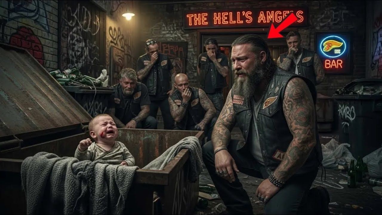 Ausgesetztes Baby hinter Biker Bar entdeckt – was die Hells Angels taten, sorgte für Schlagzeilen...
