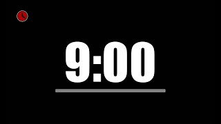 9 Minute Countdown Timer for Exercise, Game, Quiz, or Cooking