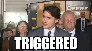 Reporter RIPS into Trudeau when questioning him on his TRASH Leadership.