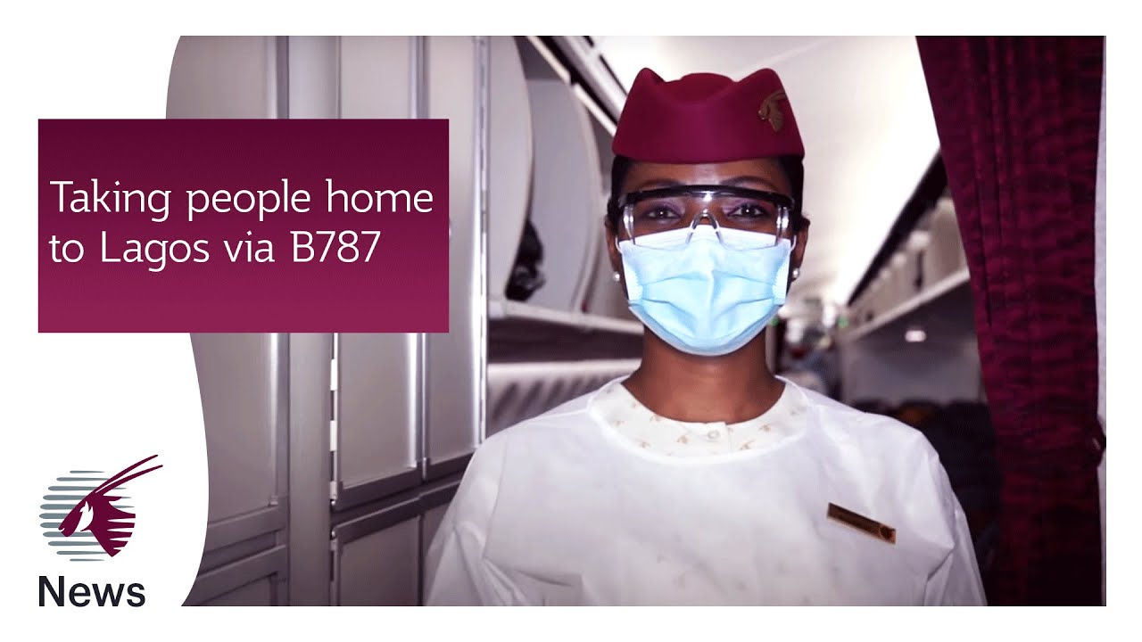 Taking people home to Lagos onboard our Boeing 787 Dreamliner | Qatar Airways