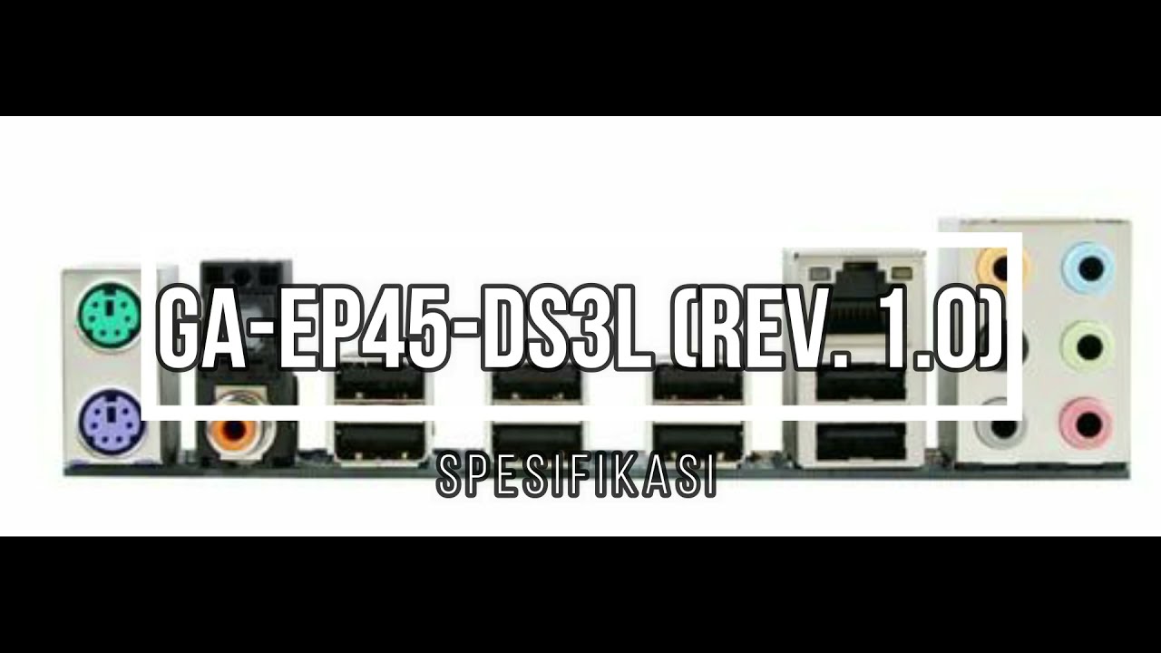 GIGABYTE GA-EP45-DS3L rev  1.0 Motherboard Intel Socket 775 Chipset P45 DDR2